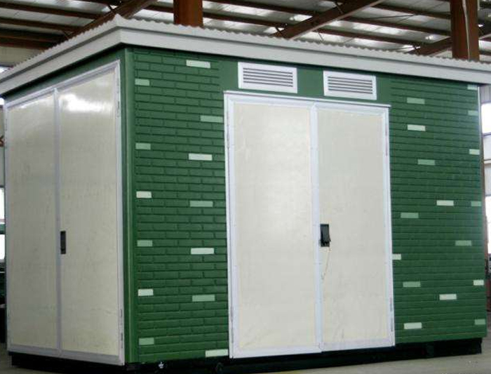 Landscape type box substation